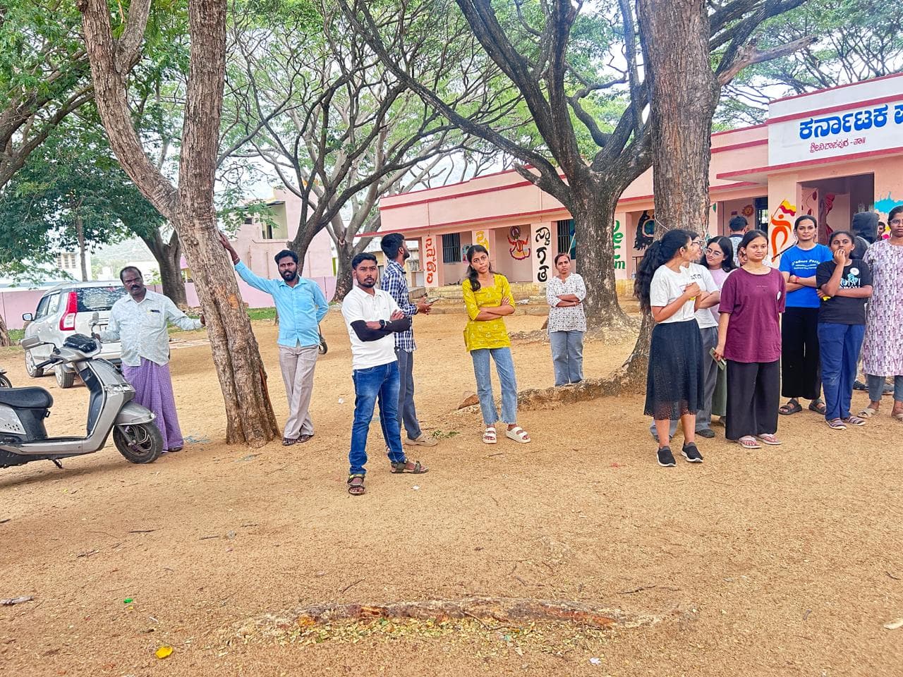 Foundation volunteers participating in a community activity