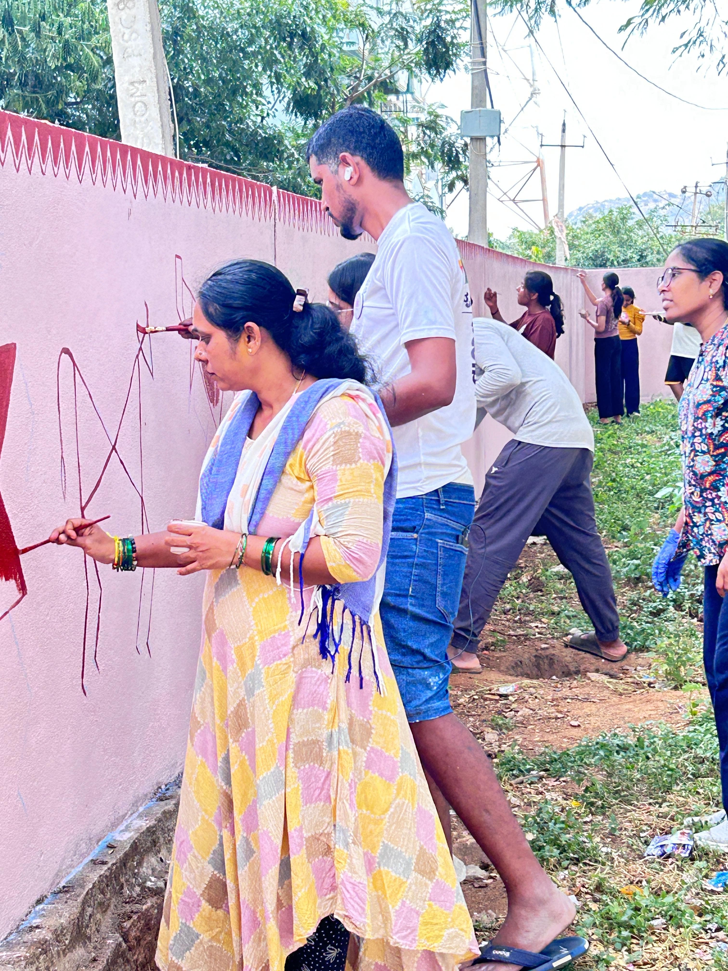 School improvement activity at a Foundation-supported school